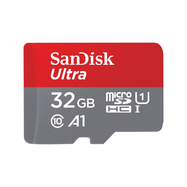 SanDisk Ultra microSD - 32 GB - MicroSDHC - Klasse 10 - UHS-I - Grau - Rot