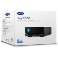 LaCie 1big Dock - 18 TB - 7200 RPM - Schwarz