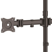 StarTech.com Vierfach-Monitorhalter - Schwenkbar - Freistehend - 8 kg - 33 cm (13") - 68,6 cm (27") - 100 x 100 mm - Schwarz
