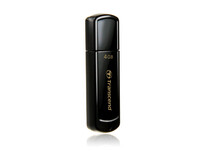Transcend JetFlash elite JetFlash 350 - 4 GB - USB Typ-A - 2.0 - Kappe - 8,5 g - Schwarz