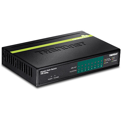 TRENDnet TPE-TG82G - Unmanaged - Gigabit Ethernet (10/100/1000) - Vollduplex - Power over Ethernet (PoE)