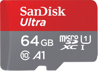 SanDisk Ultra microSDXC Speicherkarte+ SD Adapter -...