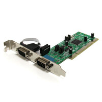 StarTech.com 2 Port Serielle RS422/485 PCI Schnittstellenkarte mit 161050 UART - PCI/PCI-X - Seriell - RS-422 - RS-485 - CE - FCC - SystemBase -SB16C1052PCI - 128 Kbit/s