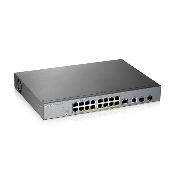 ZyXEL GS1350-18HP-EU0101F - Managed - L2 - Gigabit Ethernet (10/100/1000) - Power over Ethernet (PoE) - Rack-Einbau