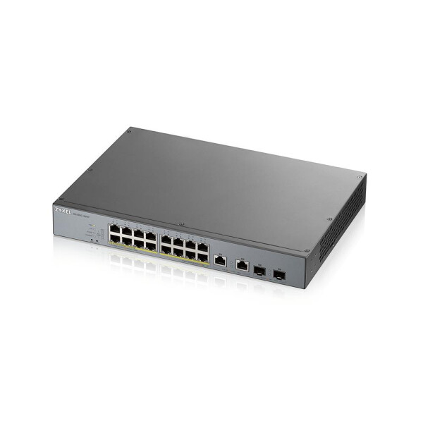 ZyXEL GS1350-18HP-EU0101F - Managed - L2 - Gigabit Ethernet (10/100/1000) - Power over Ethernet (PoE) - Rack-Einbau