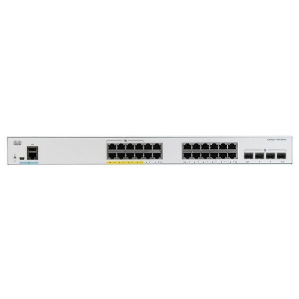 Cisco Catalyst C1000-24T-4X-L - Managed - L2 - Gigabit Ethernet (10/100/1000) - Vollduplex