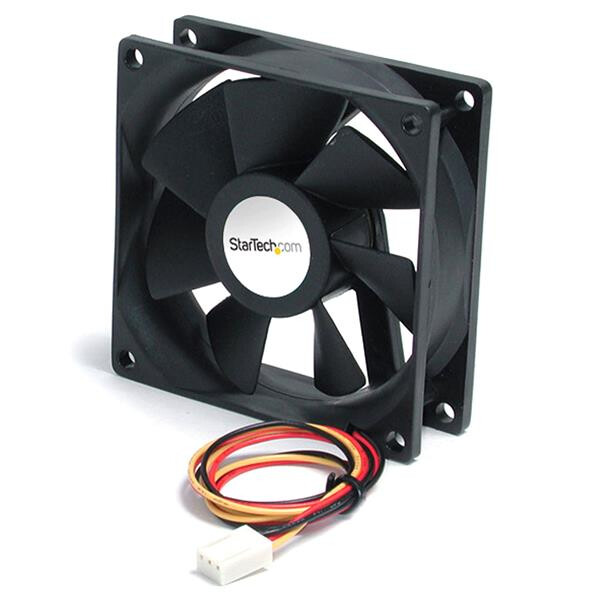 StarTech.com 60mm Gehäuselüfter - Lüfter für PC Gehäuse mit 3-pin Molex Stecker - Computergehäuse - Ventilator - 6 cm - 4500 RPM - 28 dB - 21,46 cfm