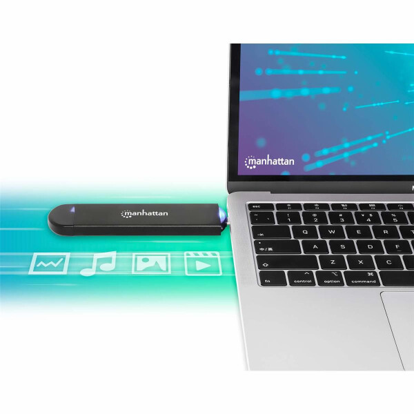 Manhattan M.2 NVMe SATA SSD USB-C 3.2 Festplattengehäuse