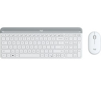 Logitech 920-009189 - Volle Größe (100%) - Kabellos - RF Wireless - QWERTZ - Weiß - Maus enthalten