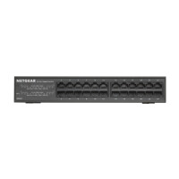 Netgear GS324 - Unmanaged - Gigabit Ethernet (10/100/1000) - Rack-Einbau - Wandmontage