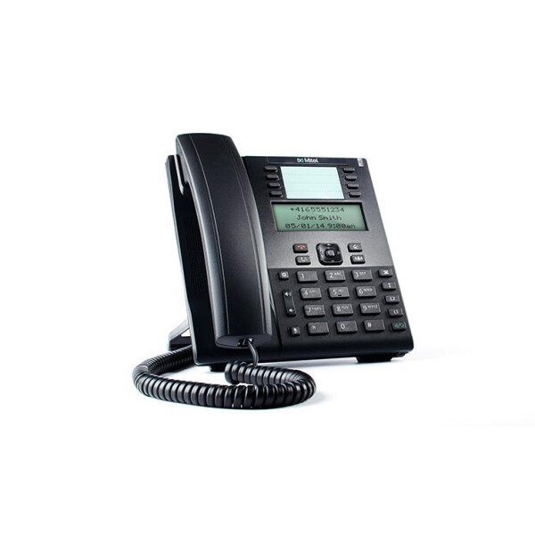 Mitel 80C00001AAA-A - IP-Telefon - Schwarz - Kabelgebundenes Mobilteil - Benutzer - 9 Zeilen - LCD