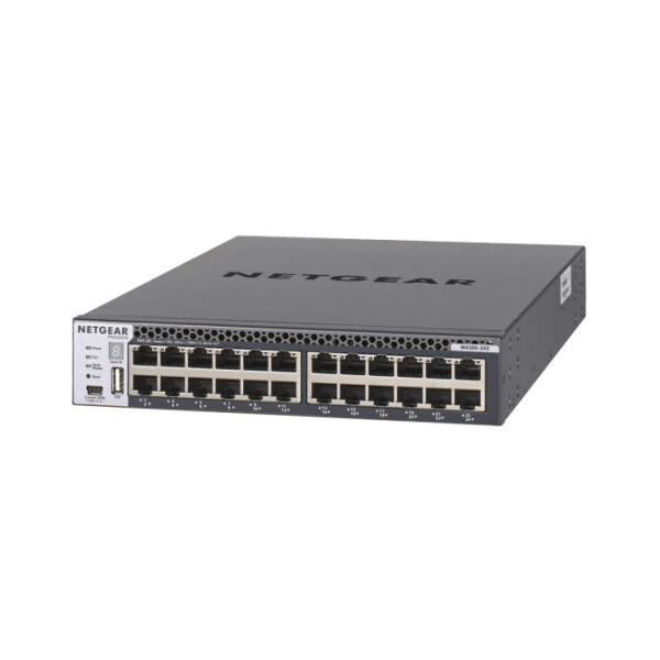 Netgear M4300-24X - Managed - L3 - 10G Ethernet (100/1000/10000) - Rack-Einbau - 1U