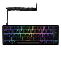 Sharkoon SGK50 S4 - 60% - Kabelgebunden - USB - AZERTY - RGB-LED - Schwarz