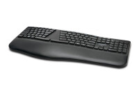 Kensington Pro Fit® Ergo-Tastatur - kabellos (schwarz) - Volle Größe (100%) - Verkabelt & Kabellos - RF kabellos + USB - QWERTZ - Schwarz