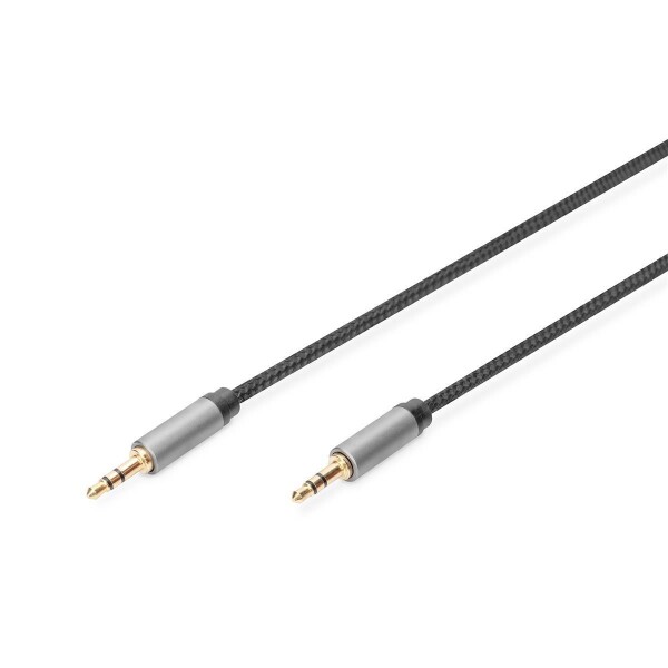 DIGITUS - DB-510110-018-S - Audio Kabel 3.5mm ST-ST 1,8m
