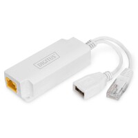 DIGITUS - DN-95208 - PoE Splitter USB-A  10/100Mbps
