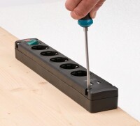 Brennenstuhl Bremounta - 3 m - 5 AC-Ausgänge - Indoor - Typ F - Type F (CEE 7/4) - IP20