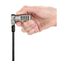 Kensington Universelles 3-in-1 Kombinationsschloss - 1,8 m - Kensington - Zahlenschloss - Karbonstahl - Schwarz