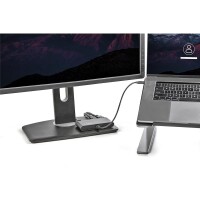 StarTech.com Thunderbolt 3 Mini Dock - Tragbare Dockingstation für Zwei Monitore, DP 4K 60