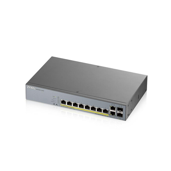 ZyXEL GS1350-12HP-EU0101F - Managed - L2 - Gigabit Ethernet (10/100/1000) - Power over Ethernet (PoE) - Rack-Einbau