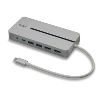 Lindy 43360 - Kabelgebunden - USB 3.2 Gen 1 (3.1 Gen 1) Type-C - 3,5 mm - Silber - Weiß - -20 - 40 °C - -40 - 80 °C