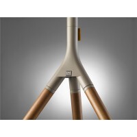 One for All Tripod WM 7471 - 165,1 cm (65") - 200 x 100 mm - 400 x 400 mm - 0 - 360° - 360° - Walnuss - Grau