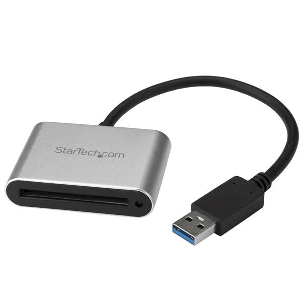 StarTech.com USB 3.0 Kartenlesegerät für CFast 2.0 Karten - CFast,CFast 2.0 - Schwarz - Silber - 5000 Mbit/s - Aluminium - Aktivität - Leistung - CE - FCC - RoHS - REACH