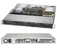 Supermicro CSE-813MFTQC-350CB - Rack - Server - Schwarz - ATX - micro ATX - 1U - 350 W