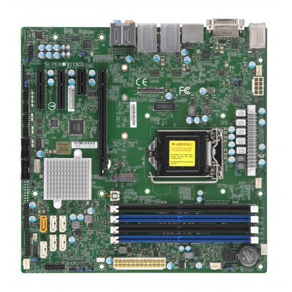 Supermicro X11SCQ - Intel - LGA 1151 (Socket H4) - DDR4-SDRAM - 64 GB - 1.2 V - 1600,1866,2133,2400,2666 MHz