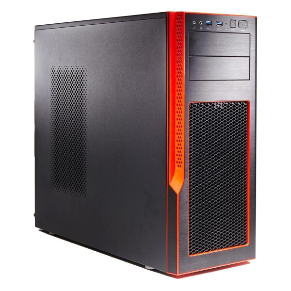 Supermicro SuperChassis GS50-000R - Midi Tower - PC - ABS Synthetik - Aluminium - SGCC - Schwarz - Rot - ATX - micro ATX - Festplatte - Leistung