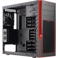 Supermicro SuperChassis GS50-000R - Midi Tower - PC - ABS Synthetik - Aluminium - SGCC - Schwarz - Rot - ATX - micro ATX - Festplatte - Leistung