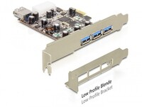 Delock PCI Express Card > 3 x extern + 1 x intern USB 3.0 - USB-Adapter - PCI Express x1
