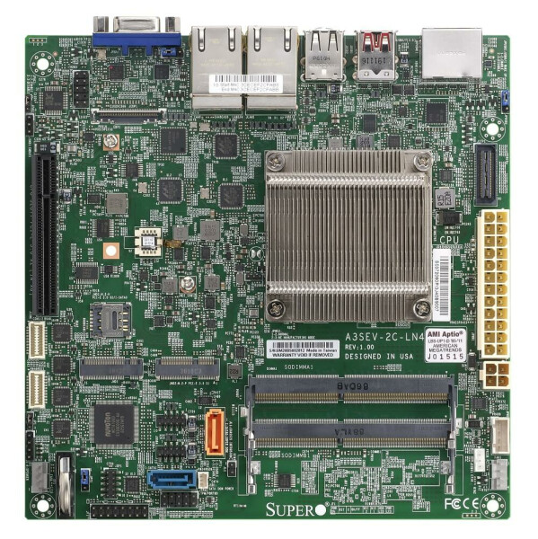 Supermicro MBD-A3SEV-2C-LN4 - Mainboard - Intel SoC