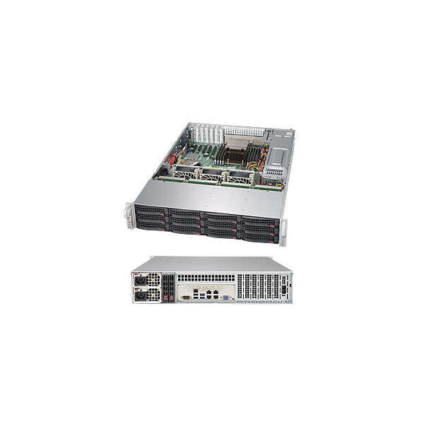 Supermicro 6028R-E1CR12H - Intel® C612 - LGA 2011 (Socket R) - Intel - 9,6 GT/s - QuickPath Interconnect (QPI) - 45 MB