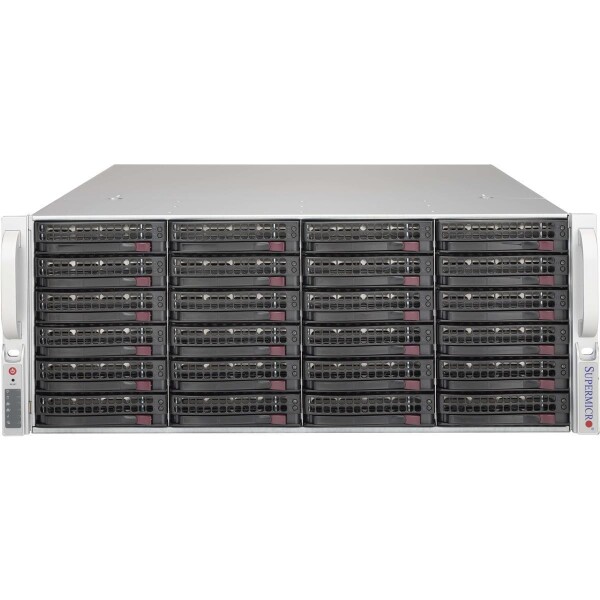 Supermicro SuperChassis 846BE2C-R1K03JBOD - Serial ATA III - 3.5 Zoll - 27,2 kg - Rack (4U) - Schwarz