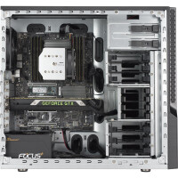 Supermicro SuperChassis GS5A-754K - Midi Tower - Server - Aluminium - Schwarz - Grau - ATX,Micro ATX - Festplatte - Leistung