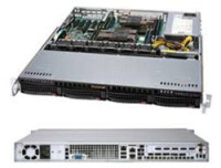 Supermicro SuperChassis 813MF2TQC-505CB - Rack - Server - Schwarz - 1U - 500 W - 100 - 240 V