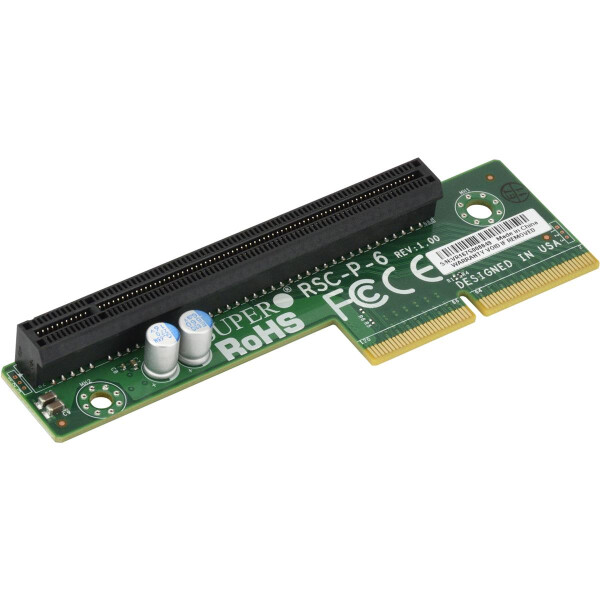 Supermicro RSC-P-6 - PCIe - PCIe 3.0 - Schwarz - Grün - Server - CE - FCC