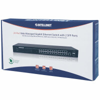 Intellinet 24-Port Web-Managed Gigabit Ethernet Switch...