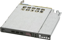 Supermicro MCP-220-81506-0N - 2.5" - Carrier Panel - 2.5" - Serial ATA III - Serial Attached SCSI (SAS) - Schwarz - Metallisch - 9.5 mm