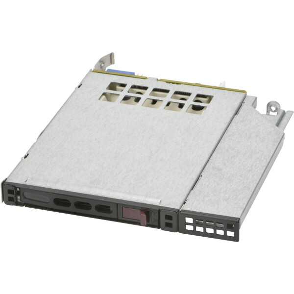 Supermicro MCP-220-81506-0N - 2.5" - Carrier Panel - 2.5 Zoll - Serial ATA III - Serial Attached SCSI (SAS) - 9.5 mm - Schwarz - Metallisch