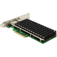 Inter-Tech ST-7214 - PCIe - RJ-45 - PCI 2.1 - Schwarz - Silber - PC - Passiv