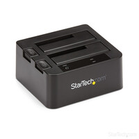 StarTech.com "USB 3.1 (10 Gbit/s) Duplizierer Dockingstation für 2,5"" & 3,5"" SATA SSD/HDD Laufwerke - Clone / Kopierstation bis zu 28GB/min " - Festplattenduplikator