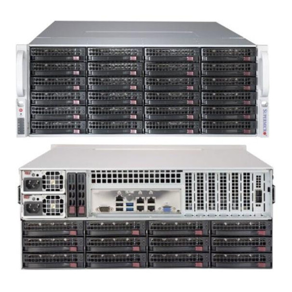 Supermicro SuperChassis 847BE1C4-R1K23LPB - Rack - Server - Schwarz - ATX,EATX - 4U - Ventilatorausfall - HDD - LAN - Leistung