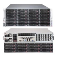 Supermicro SuperChassis 847BE1C4-R1K23LPB - Rack - Server - Schwarz - ATX - EATX - 4U - Ventilatorausfall - HDD - LAN - Leistung