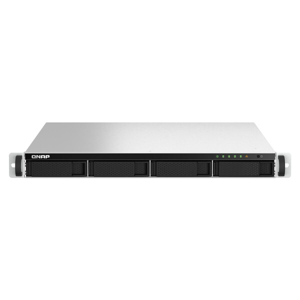 QNAP TS-464U-RP-8G 1U 4Bay 8 GB RPS 2x2.5GbE (2.5G/1G/100M/10M) - QNAP TS-464U-RP-8G 1U 4-Bay rackmount NAS