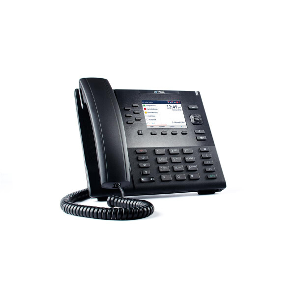 Mitel 80C00002AAA-A - IP-Telefon - Schwarz - Kabelgebundenes Mobilteil - Benutzer - 9 Zeilen - LCD