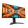 Gigabyte M34WQ 86.4cm 34Zoll IPS gaming monitor 3440x1440 WQHD 400 cd/m2 2xHDMI 2.0 1xDP 1.4 - Flachbildschirm (TFT/LCD) - 86,4 cm