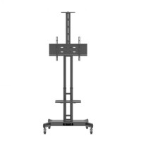 Hagor HP Twin Stand Standsystem f Displays 32-55Zoll 81-140cm Rollenset und Stellfuesse im