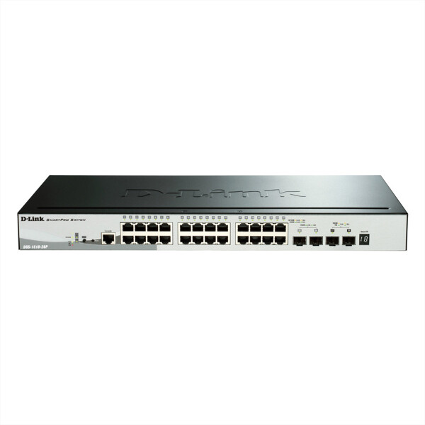 D-Link Switch DGS-1510-28P E DGS151028P DGS-1510-28P/E - Switch - Glasfaser (LWL)